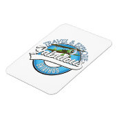 Erkunden Sie das fabelhafte Skiathos Logo Magnet (Linke Seite)