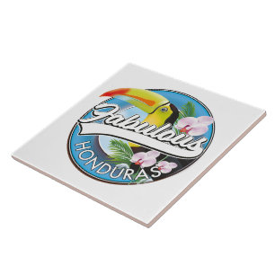 Erkunden Sie das fantastische Honduras-Logo Fliese