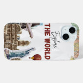 Erkunden Sie den Fall World Travel iPhone 15 Case-Mate iPhone Hülle (Rückseite (Horizontal))
