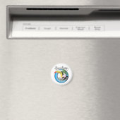 Erkunden Sie den karibischen Reise-Patch. Magnet (In Situ (Geschirrspüler))