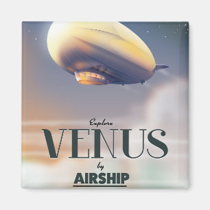 Erkunden Sie die Venus mit einem Luftschiff Magnet