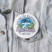 Erkunden Sie die Wildnis, den See ruhig Button (Beispiel)