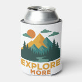 Erkunden Sie mehr - Retro Mountain & Forest Advent Dosenkühler (Kanne Vorderseite)