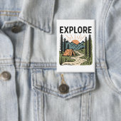 Erkunden Sie Outdoor-Abenteuer-Camping-Wandern Button (Insitu)