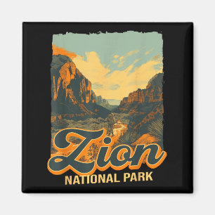 Erkunden Sie Wandern Zion Nationalpark Berg Natur Magnet