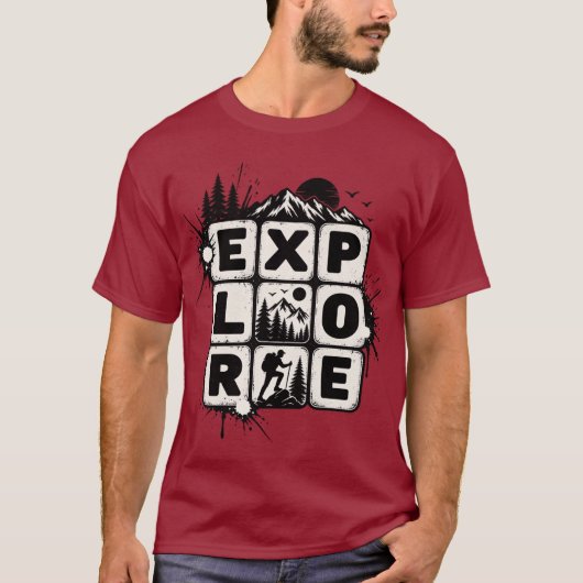 erkunden T-Shirt (Vorderseite)