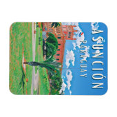 Erkundet die Hauptstadt von Paraguay Asunción Magnet (Horizontal)