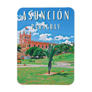Erkundet die Hauptstadt von Paraguay Asunción Magnet