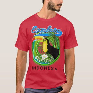 Erkundung Belitung Insel Belitung Reise T-Shirt