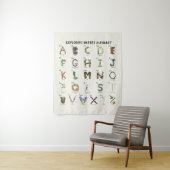 Erkundung der Natur Alphabet | Waldland-Pflanze AB Wandteppich (Beispiel)