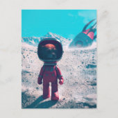 Erkundung der Postkarte Desolate Planet (Vorderseite)