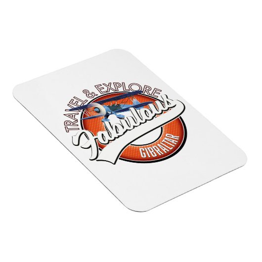 Erkundung des fabelhaften Gibraltar-Logos Magnet (Rechte Seite)