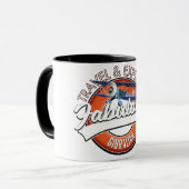 Erkundung des fabelhaften Gibraltar-Logos Tasse (Vorderseite Links)