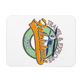 Erkundung des fabelhaften Niger Logos Magnet (Horizontal)