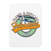 Erkundung des fabelhaften Niger Logos Magnet (Vertikal)