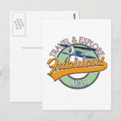 Erkundung des fabelhaften Niger Logos Postkarte (Vorne/Hinten)