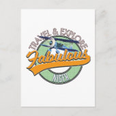 Erkundung des fabelhaften Niger Logos Postkarte (Vorderseite)
