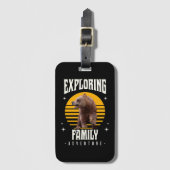 Erkundung des Familienabenteuers Gepäckanhänger (Vorderseite Vertikal)