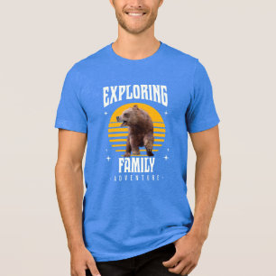 Erkundung des Familienabenteuers Tri-Blend Shirt