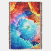 Erkundung des farbenfrohen Nebels Kunst Decke (Vorderseite Vertikal)