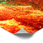 Erkundung des farbenfrohen Nebels Kunst Poster (Ecke)