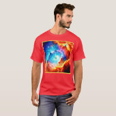 Erkundung des farbenfrohen Nebels Kunst T-Shirt (Vorne ganz)