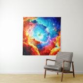 Erkundung des farbenfrohen Nebels Kunst Wandteppich (Beispiel (Horizontal))