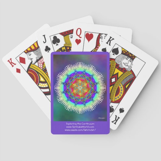 Erkundung des Kontinuums Spielkarten (Rückseite)