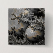 Erkundung des Mandelbrot-Reiches Button (Vorderseite)