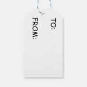 Erkundung des Mandelbrot-Reiches Geschenkanhänger (Rückseite)