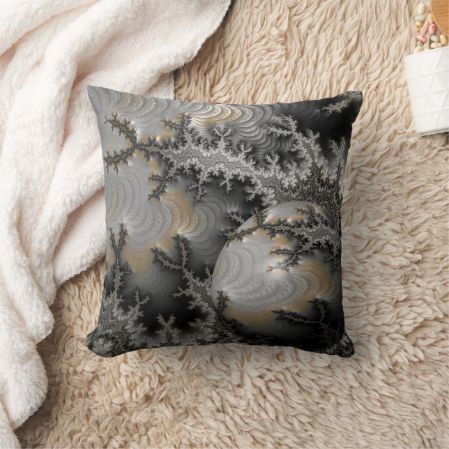 Erkundung des Mandelbrot-Reiches Kissen (Decke)