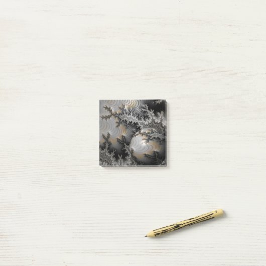 Erkundung des Mandelbrot-Reiches Post-it Klebezettel (Auf Schreibtisch)