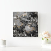 Erkundung des Mandelbrot-Reiches Quadratische Wanduhr (Zuhause)