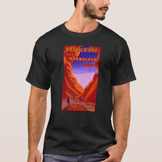 Erkundung des Marmalade-Raumfahrtastrons T-Shirt (Vorderseite)