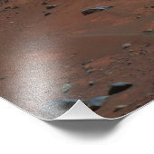 Erkundung durch Mars Rover Spirit Fotodruck (Ecke)