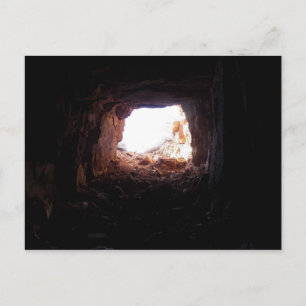 Erkundung von Höhlen als Schauspieler Sean Penn er Postkarte