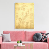 Erkundungsgeschichte des Grand Canyon Leinwanddruck (Insitu (Wohnzimmer))