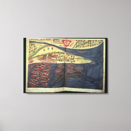 Erkundungsplan für Surat Leinwanddruck (Vorderseite)