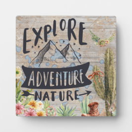 Erkundungstouren erwartet fotoplatte