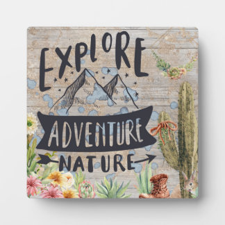 Erkundungstouren erwartet fotoplatte