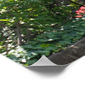 Erlangen Architektur mit einem roten Fahrzeug Poster (Ecke)