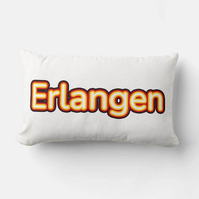 Erlangen Deutschland Lendenkissen (Vorderseite)