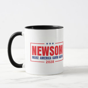Erlangen Sie Newsom, machen Sie Amerika wieder zum Tasse