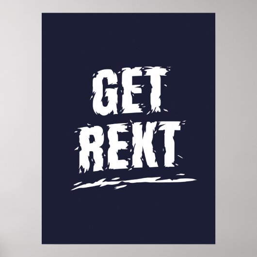 Erlangt Rekt! Poster (Vorne)