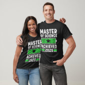 ERLANGUNG DES MASTER OF SCIENCE 2025 Master-Abschl T-Shirt (Unisex)
