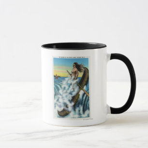 Erlass der Legende des weißen Kanus Tasse
