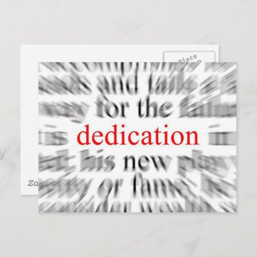 Erlass Postkarte (Vorne/Hinten)