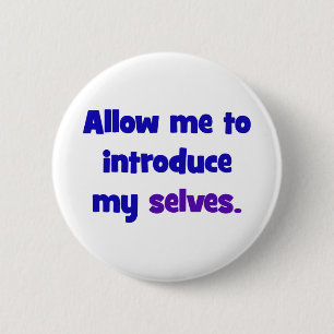 Erlauben Sie mir, meine Selbst vorzustellen Button