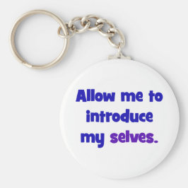 Erlauben Sie mir, mich vorzustellen Schlüsselanhänger