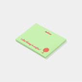 Erlauben Sie Segen positive Bejahungen Red Tree Post-it Klebezettel (angewinkelt)